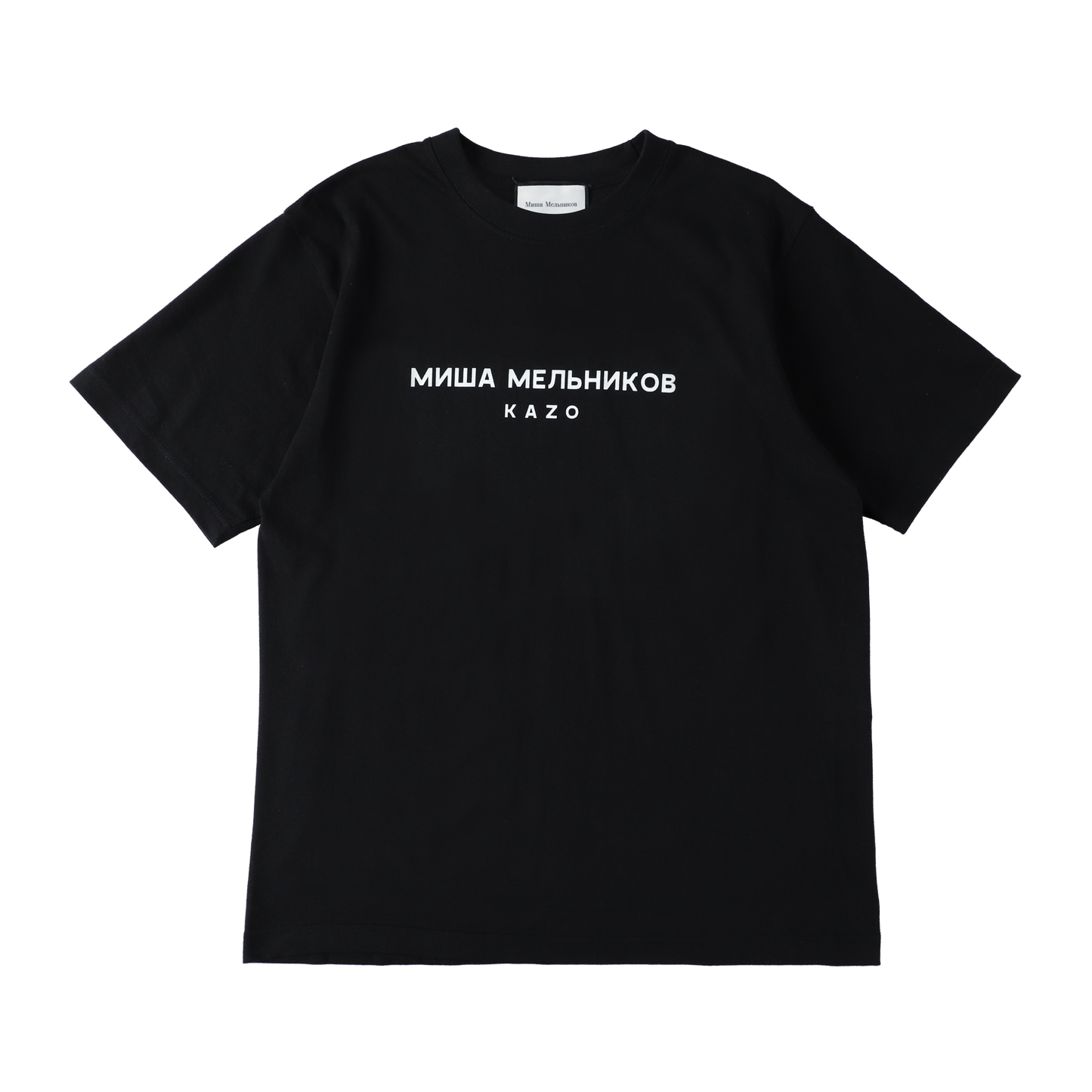 MISHA MELNIKOV KAZO T-SHIRT (BLACK)