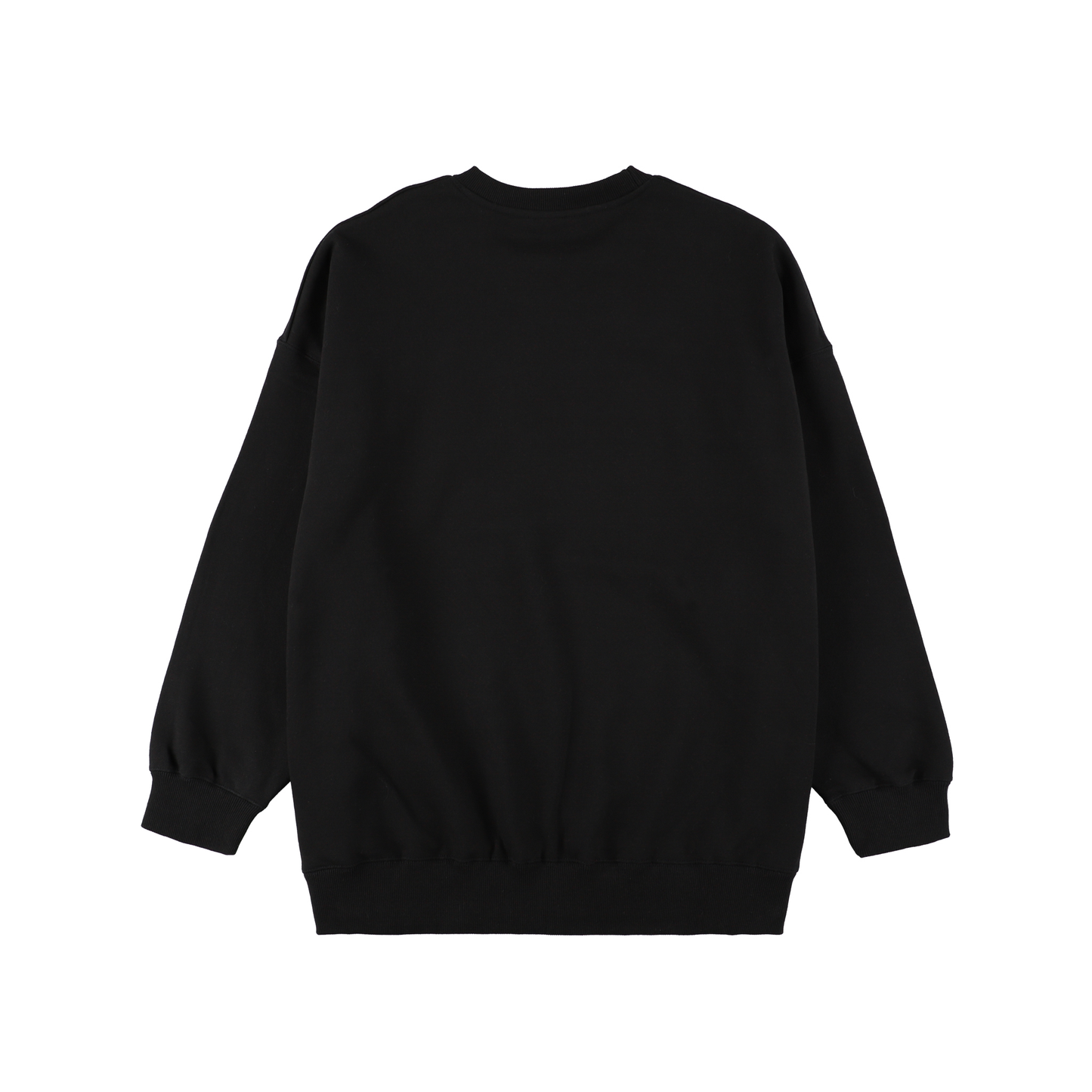 Sports club logo heavy sweatshirt Black