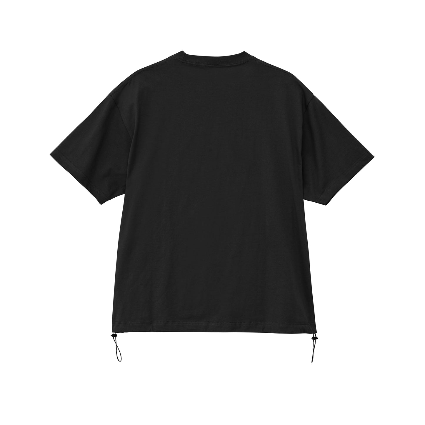 Parallel draw cord BOX T-shirt