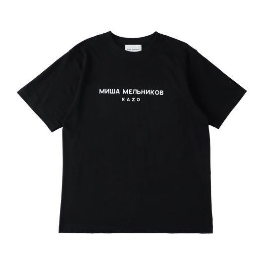 MISHA MELNIKOV KAZO T-SHIRT (BLACK)