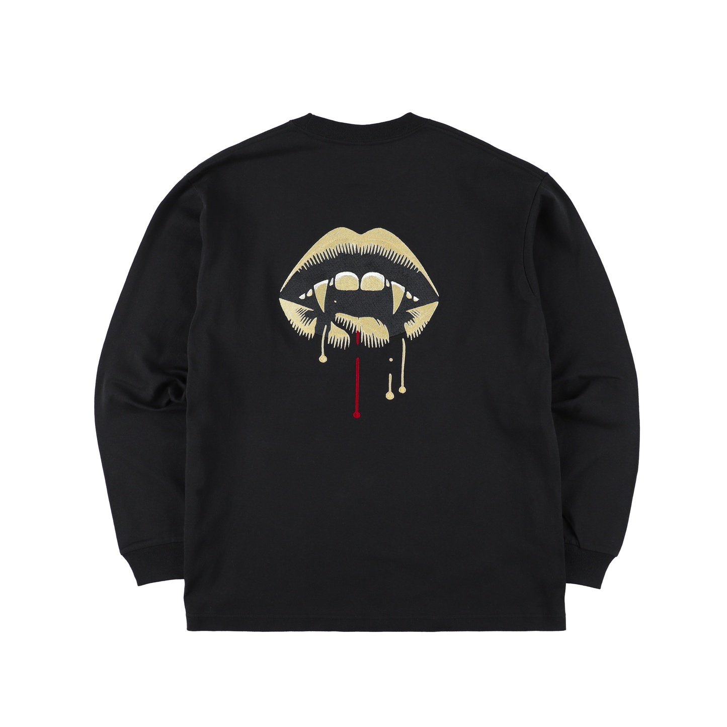 Vampire Shadow Lips Longsleeve T-shirt